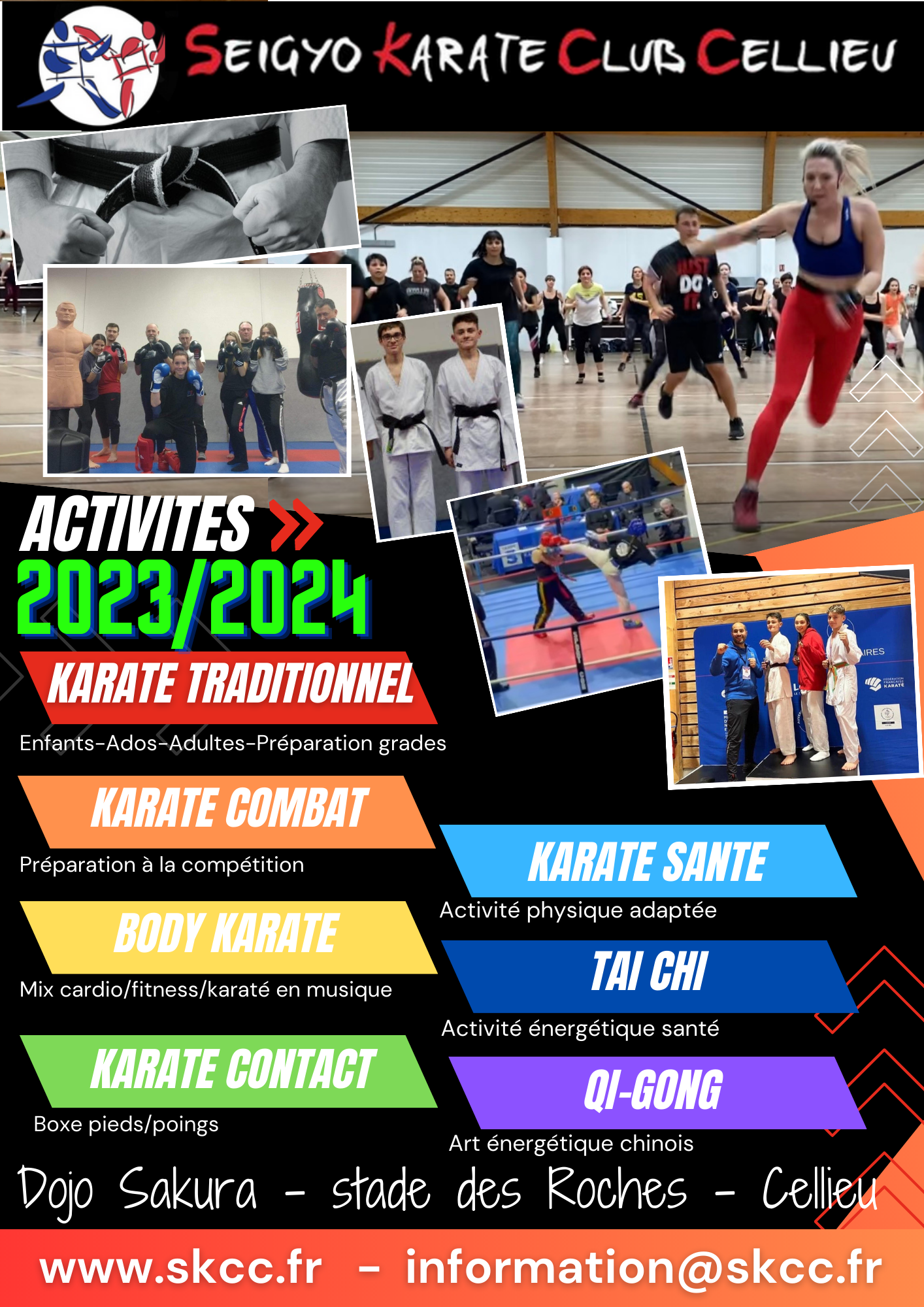 Affiche du club saison 2023-2024 – SEIGYO KARATE CLUB DE CELLIEU