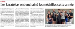 Les karatékas du SKCC